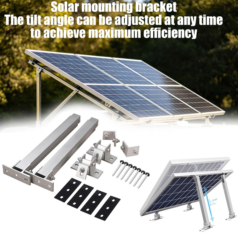 Solar Panel Tilt Mount - 26 inch Adjustable Solar Panel Tilt