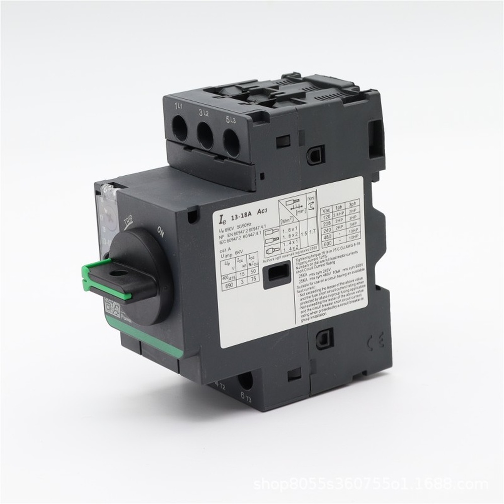 Din Rail Circuit Breaker - 3P Motor Circuit Breaker GV2PE01C with