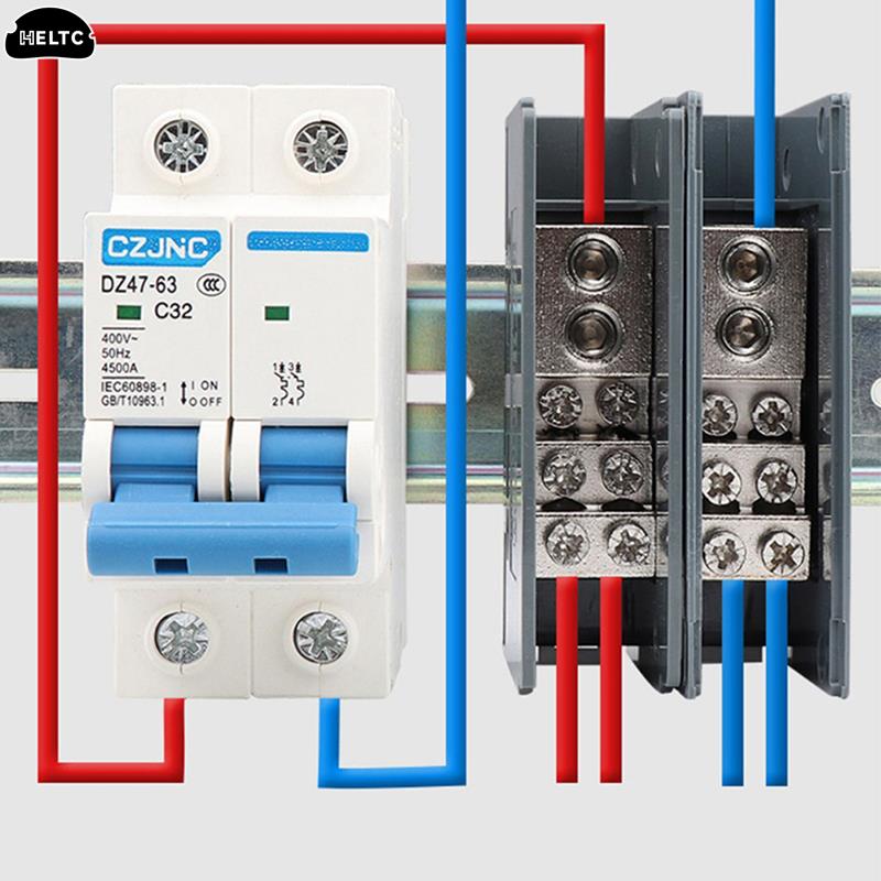 Din Rail Circuit Breaker - 1PCS 150A Din Rail Terminal Block
