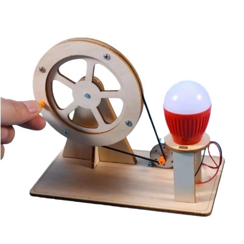 Renewable Energy Demonstration Kit - DIY Hand Crank Generator Science Kit