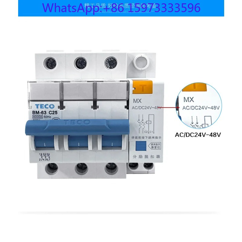 Din Rail Circuit Breaker - TECO BM-63 C Type Mini Circuit