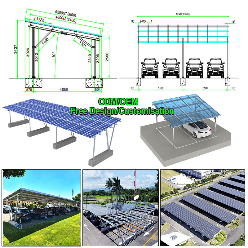Single Pole Solar Carport PV M - Renewable Energy Yes Please recension och pris