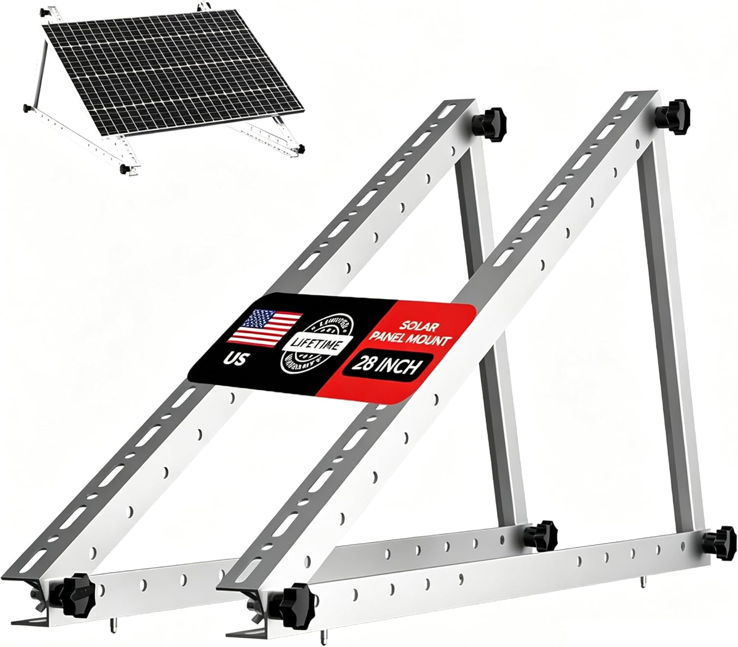 1pc Premium 28 Inch Solar Tilt - Solar Panel Tilt Mount recension och pris
