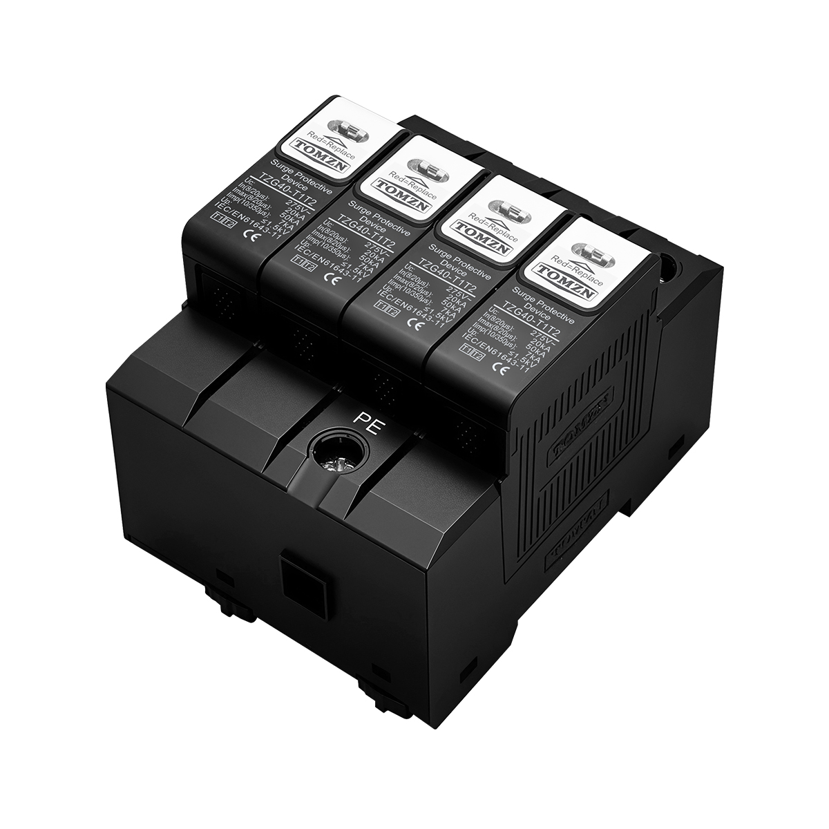 NEW Type T1 T2 2IN1 AC SPD Sur - Din Rail Circuit Breaker recension och pris