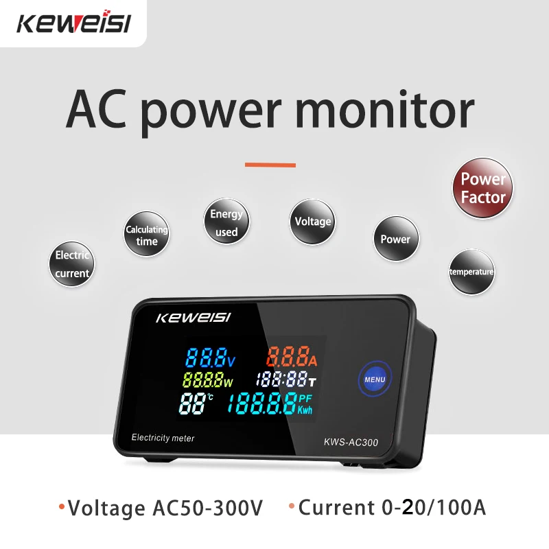 KWS-AC300 AC 50-300V Voltmeter - Renewable Energy Demonstration Kit recension och pris