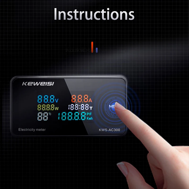 KWS-AC300 AC 50-300V Voltmeter - Renewable Energy Demonstration Kit recension och pris