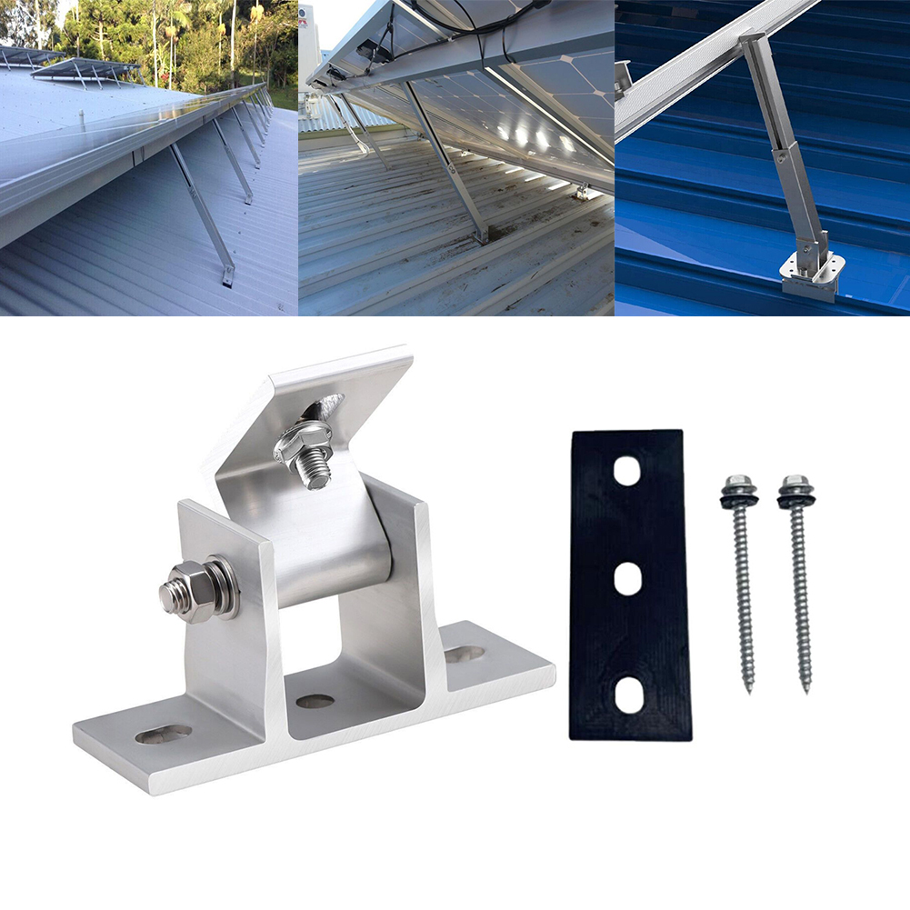 2 Pcs Aluminum Solar Panel Bra - Solar Panel Tilt Mount recension och pris