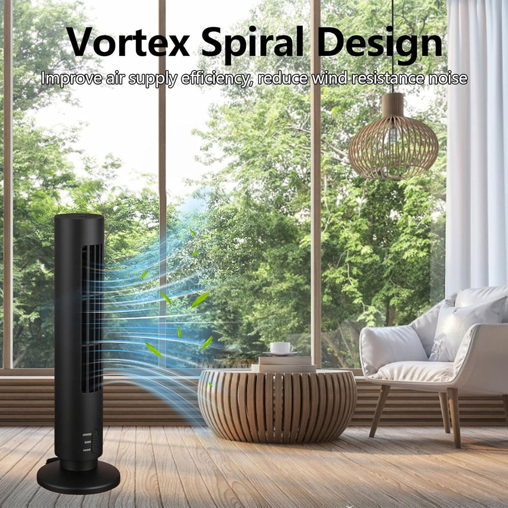 1Pcs Portable Air Cooler Verti - Mini Wind Turbine Vertical recension och pris