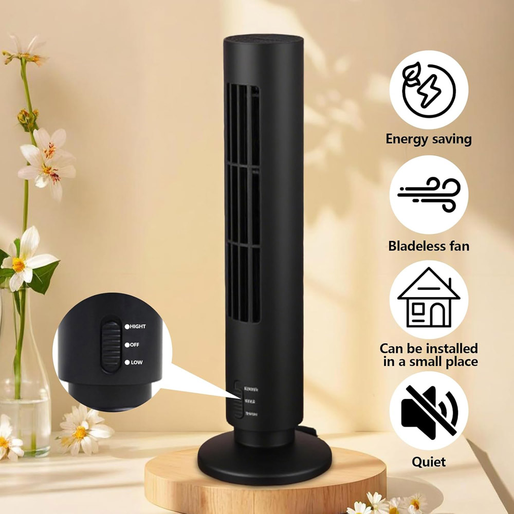 New Portable Air Cooler Vertic - Mini Wind Turbine Vertical recension och pris