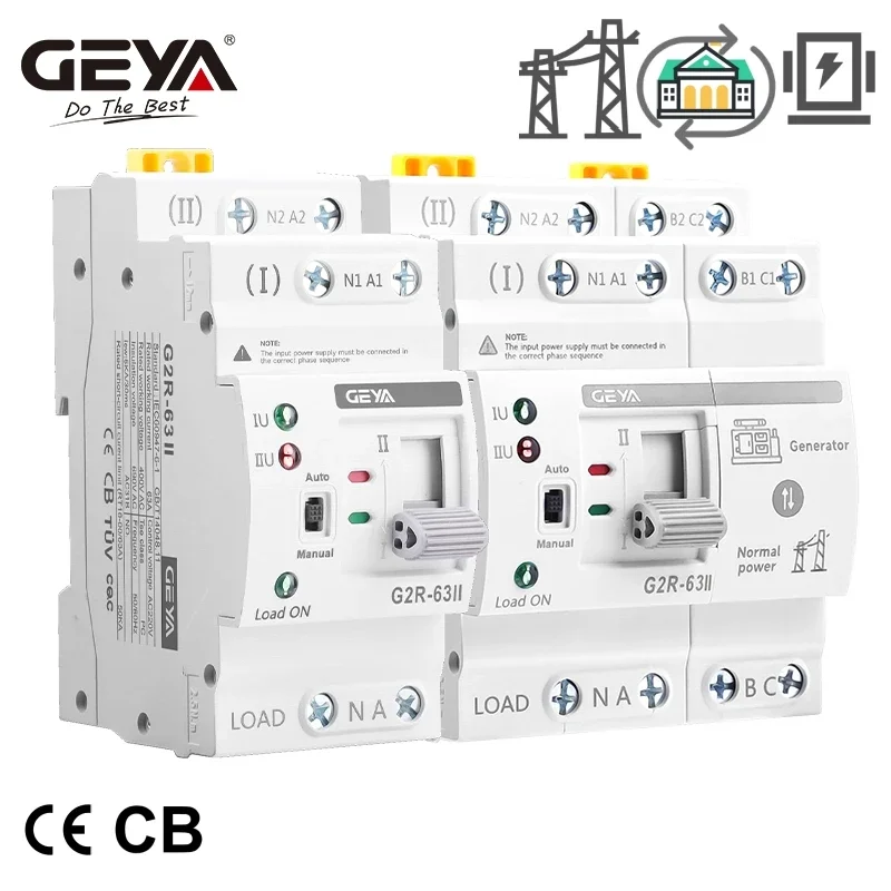 GEYA G2R Smart ATS Din Rail Du - Din Rail Circuit Breaker recension och pris