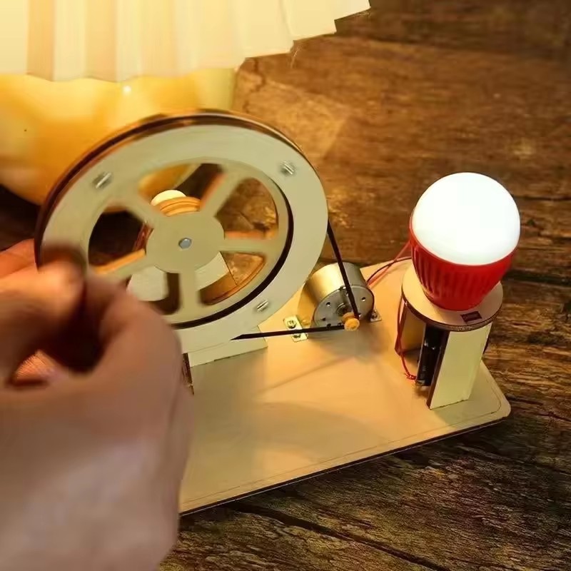 DIY Hand Crank Generator Scien - Renewable Energy Demonstration Kit recension och pris