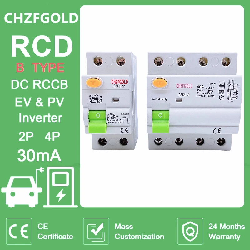 Electric Vehicle EV Charging P - Din Rail Circuit Breaker recension och pris