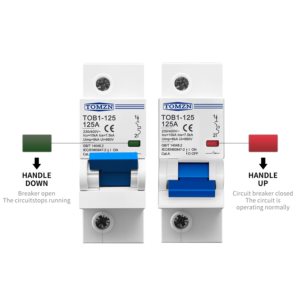 1P 2P 3P 4P 400V AC High-curre - Din Rail Circuit Breaker recension och pris