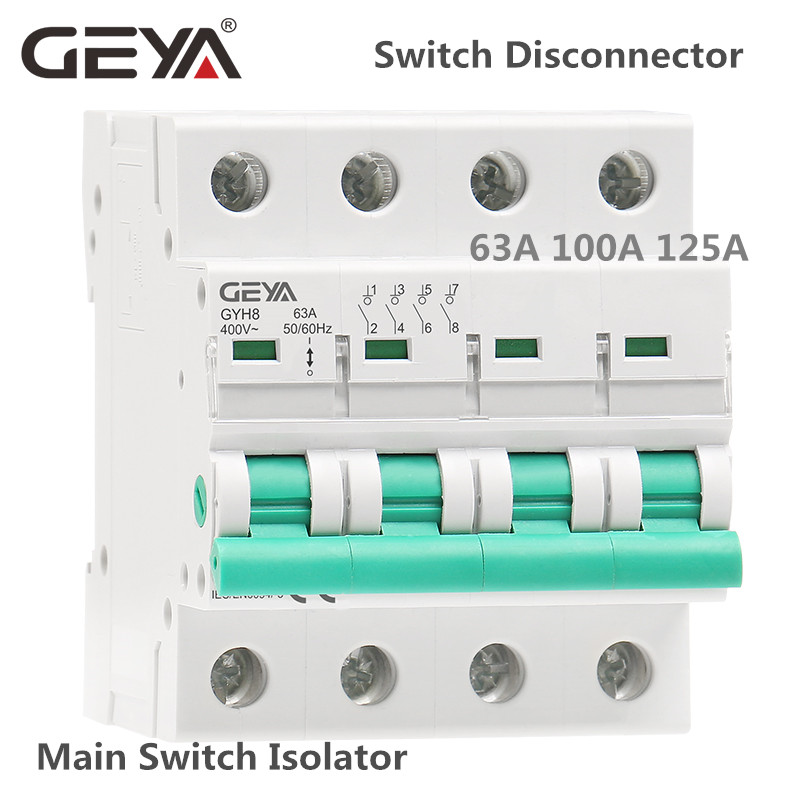 GEYA GYH8 Din Rail 2Pole 4Pole - Din Rail Circuit Breaker recension och pris