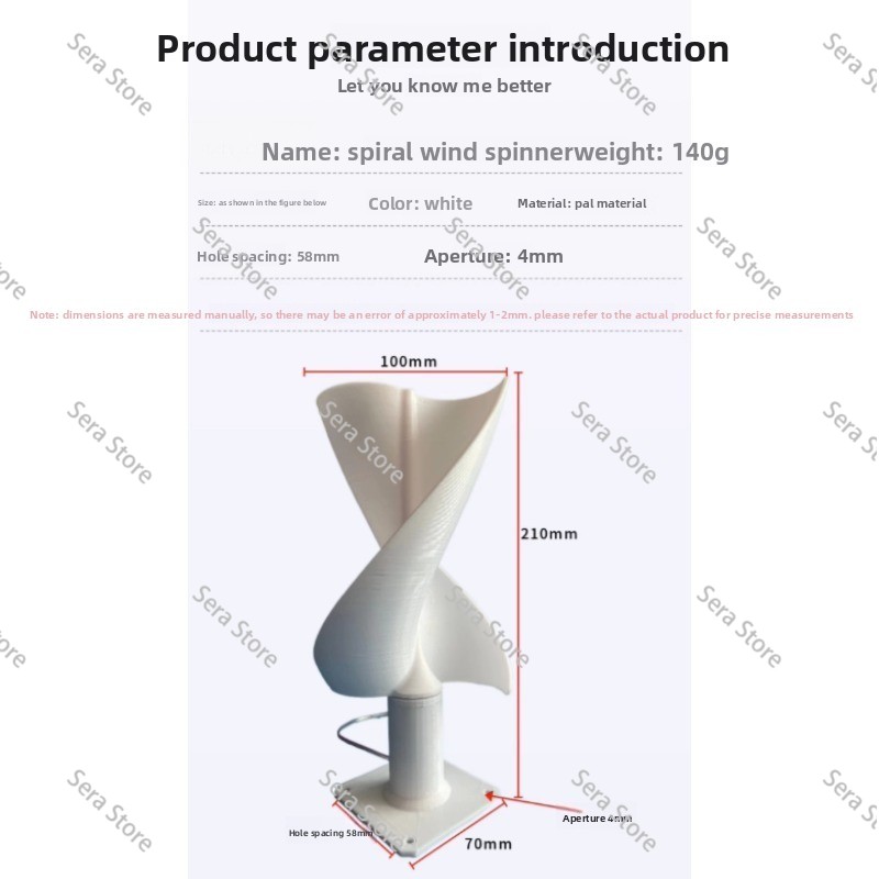 Spiral Vertical Axis Wind Turb - Mini Wind Turbine Vertical recension och pris